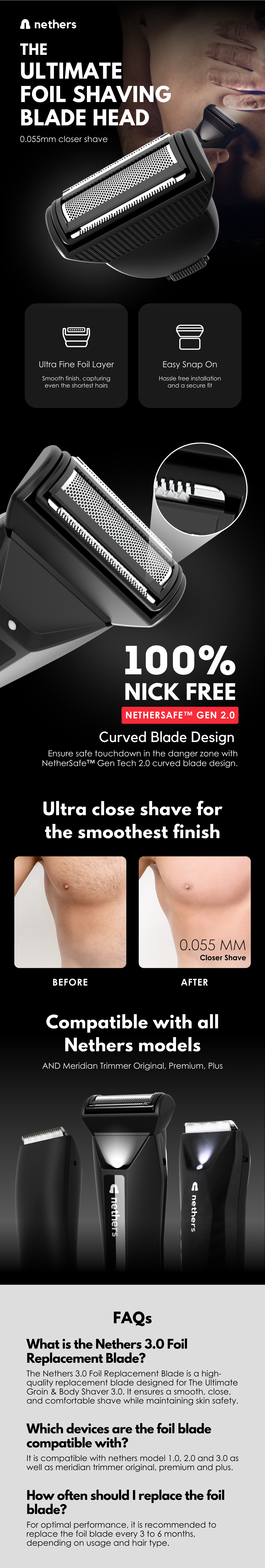 Nethers Foil Replacement Blade