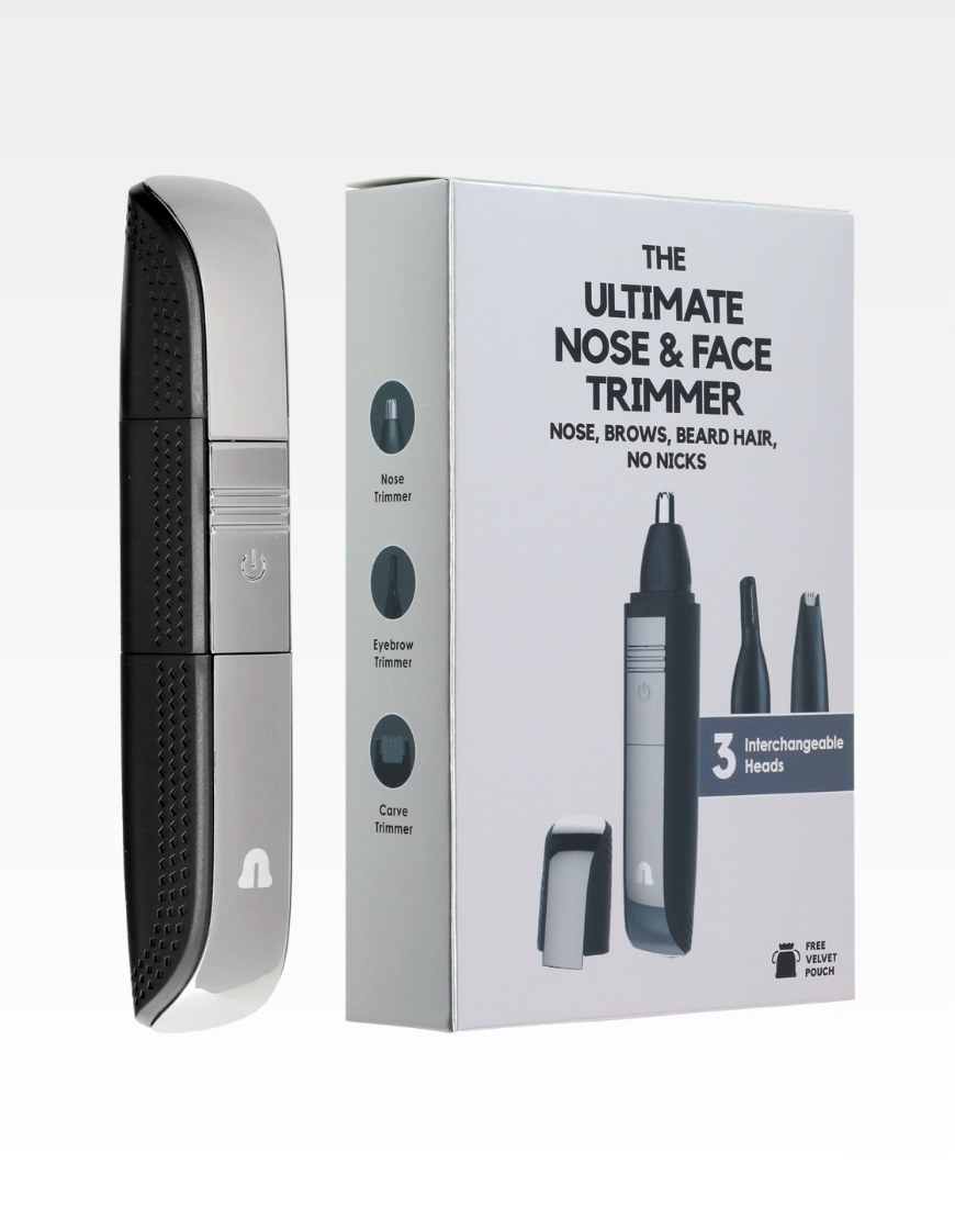 Nethers Essential Duo For Mens Private Manscaping, Shaving Body & Nose Hair
