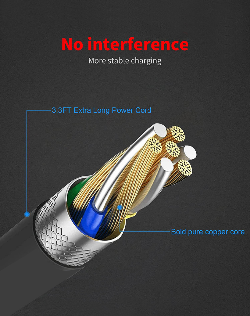 Nethers Undercut Trimmer 1.0 Charging Cable (Compatible with Meridian Trimmer)