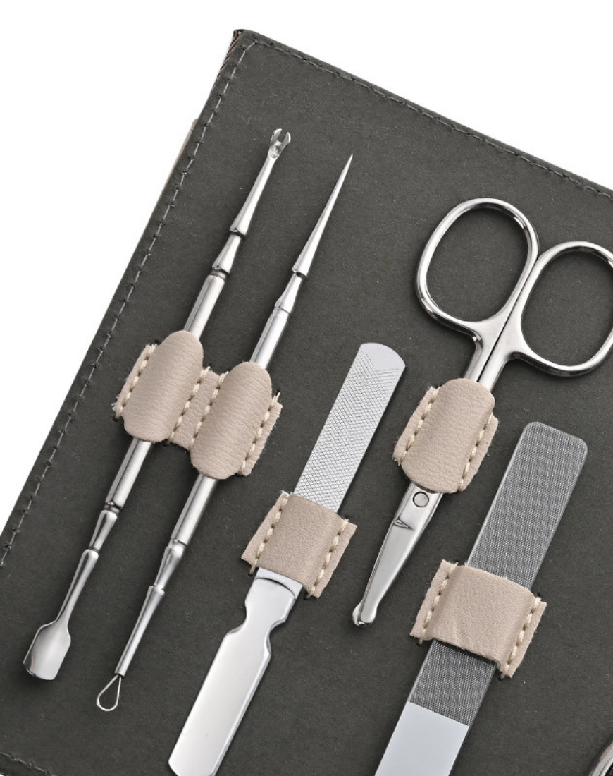 Nethers Voyage 10-In-1 Premium & Professional Stainless Steel Manicure Set
