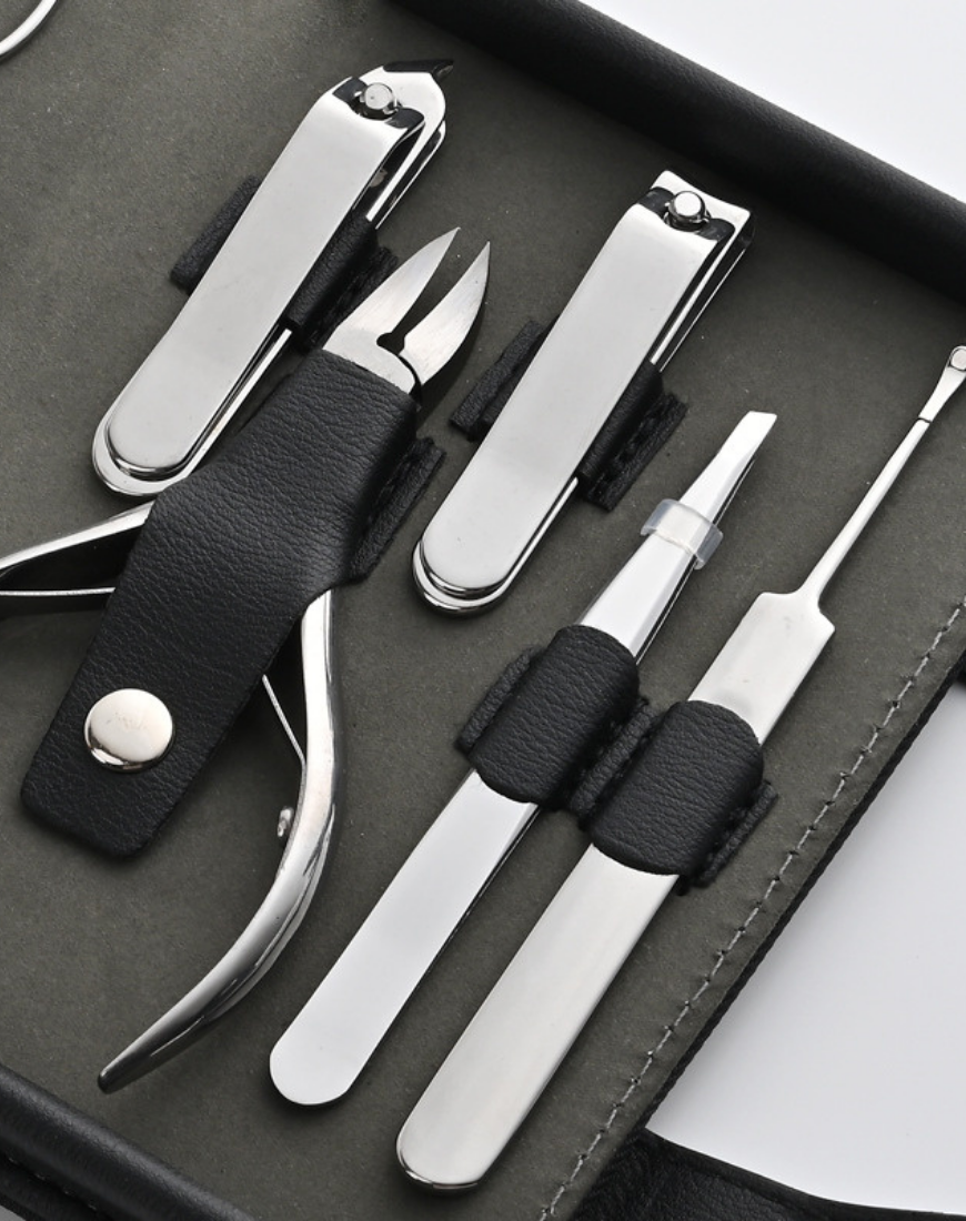 Nethers Voyage 10-In-1 Premium & Professional Stainless Steel Manicure Set