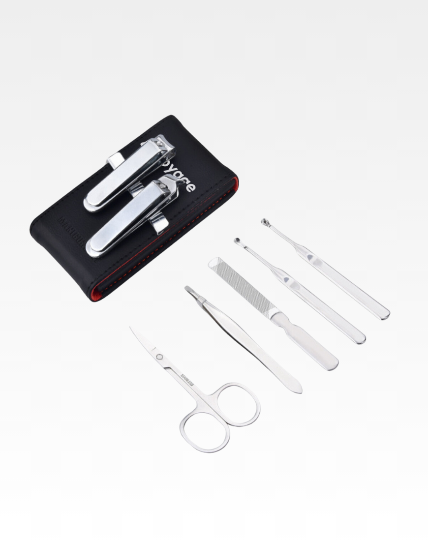 Nethers Voyage 7-In-1 Premium & Professional Stainless Steel Manicure Set